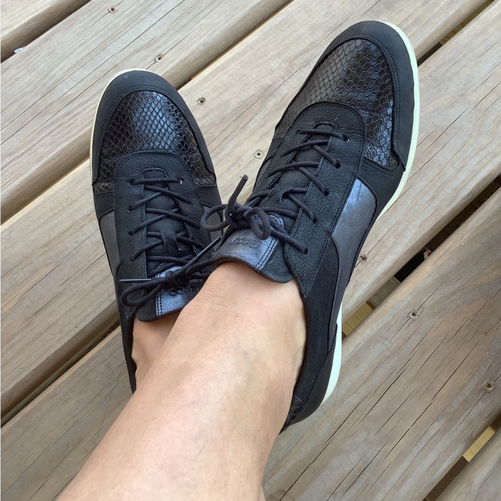 Practical Leather Sneakers Great Brand View 2